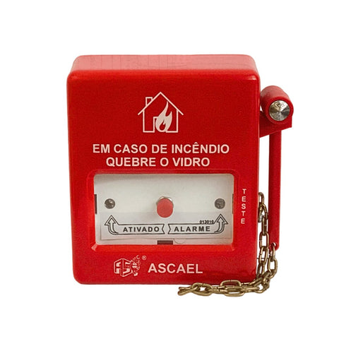 Botoeira Endereçável ABS Com Martelo - FT tech